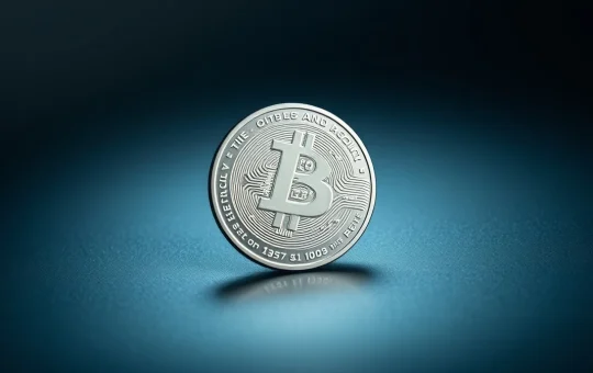 Litecoin silver coin on dark background with soft lighting for price prediction analysis