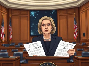 Senator Cynthia Lummis defends the CLARITY Act during DeFi regulation discussions