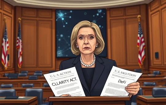 Senator Cynthia Lummis defends the CLARITY Act during DeFi regulation discussions