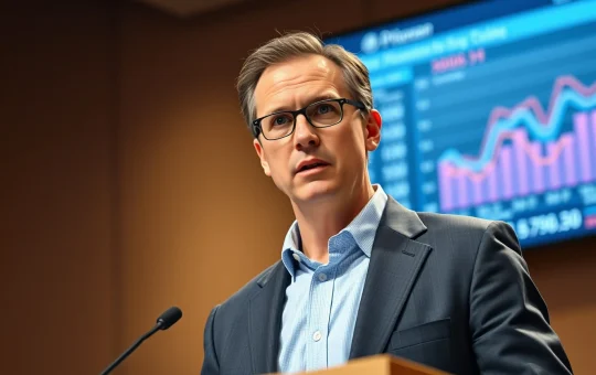 Michael Saylor discussing Bitcoin's market cycle and future price potential at a conference.