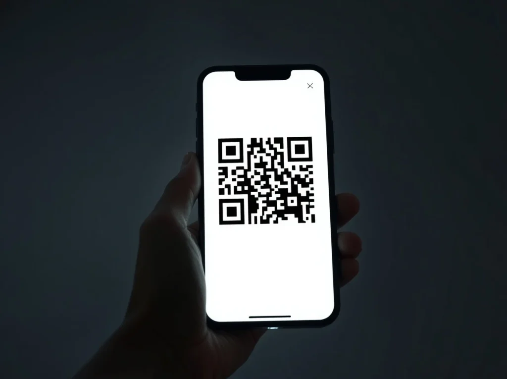 Charles Hoskinson's Midnight Passport QR code for instant crypto wallet creation.