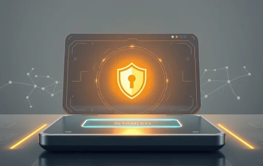 Polygon private stablecoin payments interface with privacy shield icon representing secure transactions