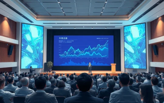 Scene from the XRP Tokyo 2026 conference where Ripple announced its $33 trillion stablecoin volume projection.
