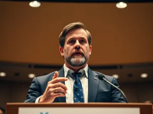 Ripple CEO Brad Garlinghouse discussing cryptocurrency regulation and the Clarity Act.