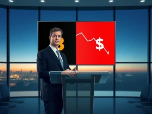 Michael Saylor announces potential Bitcoin sale for dividends in Q1 2026 Strategy update.