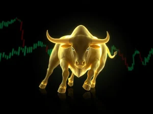 Bullish TON price chart with green candlesticks and Fibonacci levels showing support