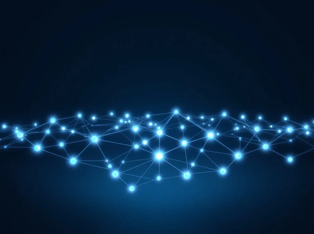 TxFlow L1 Mainnet blockchain network visualization showing interconnected nodes and transaction flows for on-chain finance.