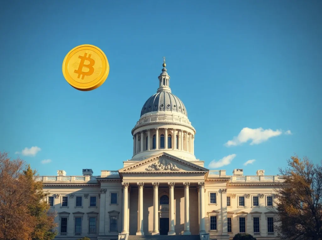 Virginia State Capitol building representing the new law on dormant cryptocurrency custody.