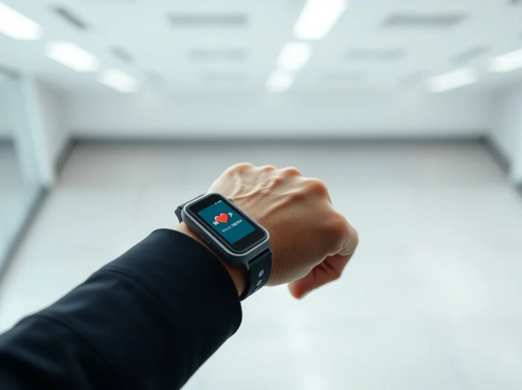 WHOOP wearable device on a wrist after securing major funding from global investors.