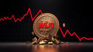 WLFI token breaking apart after 62B token unlock triggers selloff