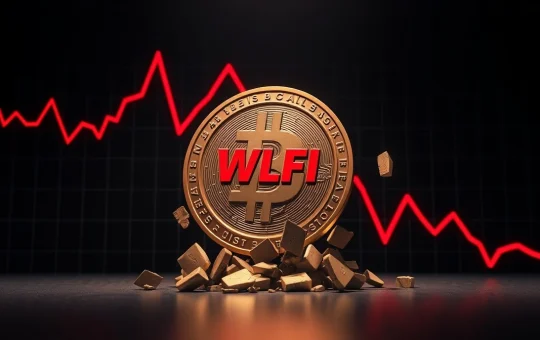 WLFI token breaking apart after 62B token unlock triggers selloff