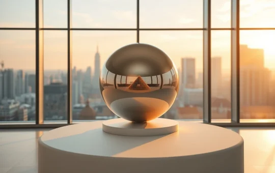 Worldcoin (WLD) price prediction 2026-2030: A silver Orb symbolizing digital identity and cryptocurrency future.