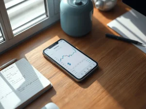 X app displaying Cashtags feature with stock chart and financial data for traders.