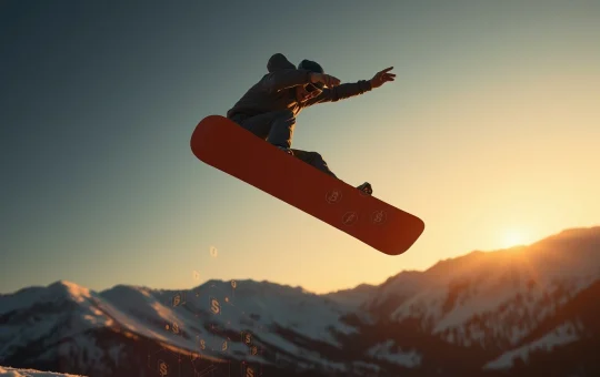 X Games athlete performing with digital payment integration representing MoonPay partnership for crypto-savvy fans