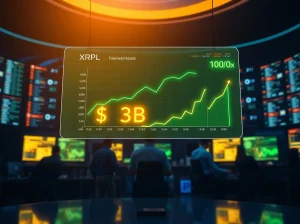 XRP price prediction dashboard showing XRPL tokenized assets crossing $3 billion and Pepeto targeting 100x gains