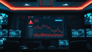 DeFi liquidation risk dashboard showing $547 million in positions near critical levels