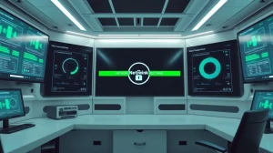 Digital control room monitors showing Taiko network restoration status after cyberattack