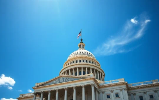 U.S. Capitol building under a clear sky, representing the legislative backdrop for the CLARITY Act.