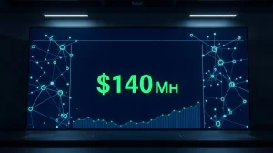 Digital dashboard showing $140M returned to players on BetFury platform