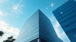 Modern office building in Jakarta representing BTSE Indonesia's regulated crypto exchange launch