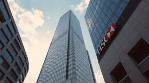 HSBC headquarters building in Hong Kong's Central district under daylight
