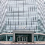 Exterior of the Financial Services Commission (FSC) headquarters in Seoul, South Korea.