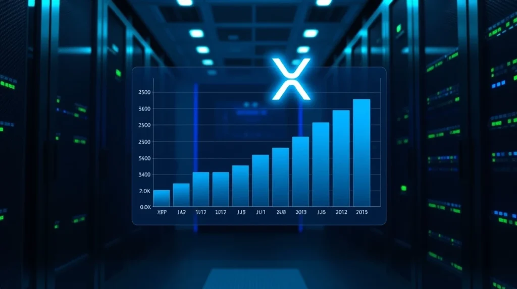 Data visualization of XRP wallet ownership brackets showing holder thresholds