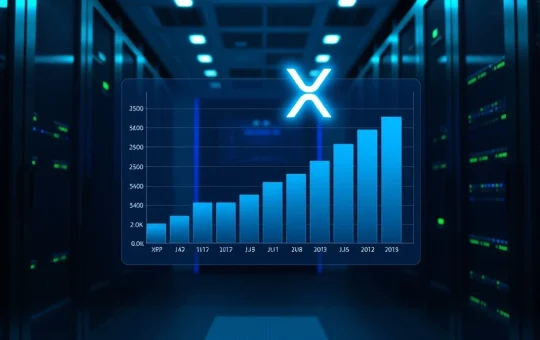 Data visualization of XRP wallet ownership brackets showing holder thresholds