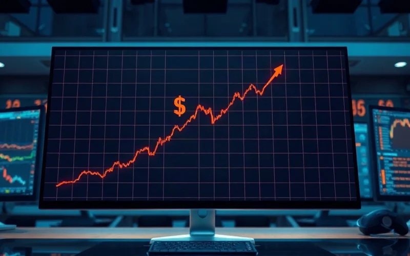 Cryptocurrency price chart showing Audiera (BEAT) rebound with $5 resistance level highlighted.