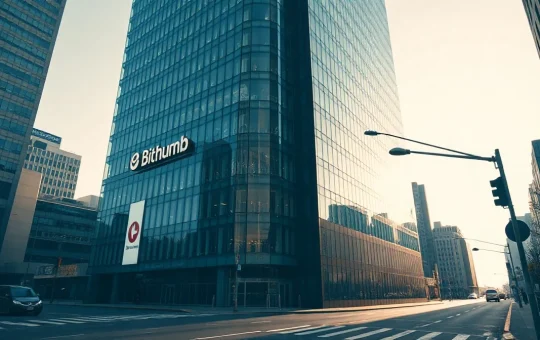 Bithumb headquarters building in Seoul, South Korea, ahead of its planned 2028 IPO