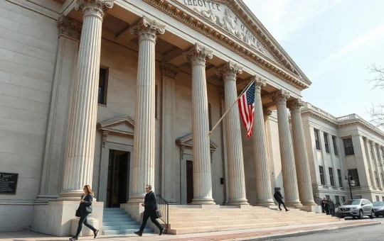 US Court of Federal Claims building in Washington, DC, where Chainalysis filed suit over a $94.6M contract awarded to TRM Labs.
