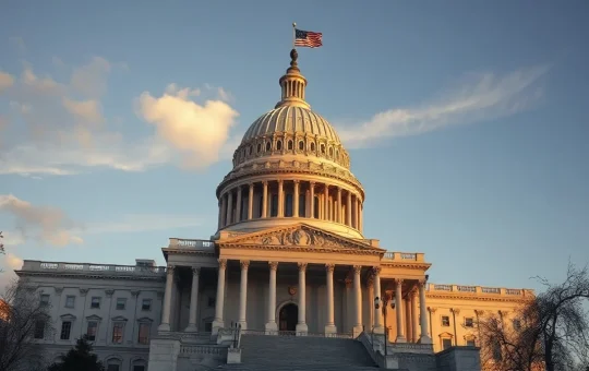 U.S. Capitol building on a clear afternoon, symbolizing legislative activity and delay of the CLARITY Act.