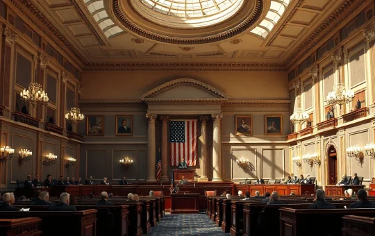 US Senate chamber with senators seated, as CLARITY Act vote moves to September