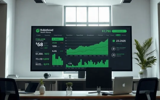 Digital dashboard showing Ethena USDe stablecoin growth on Robinhood Chain
