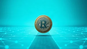 Ripple RLUSD stablecoin token with XRP Ledger and Ethereum network visual