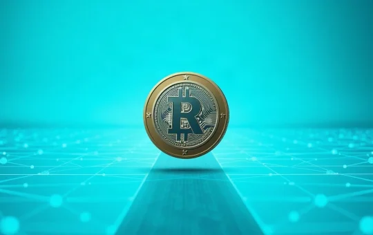 Ripple RLUSD stablecoin token with XRP Ledger and Ethereum network visual
