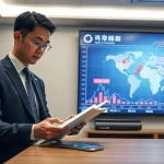 South Korean financial regulator reviewing crypto transfer rules in a Seoul office