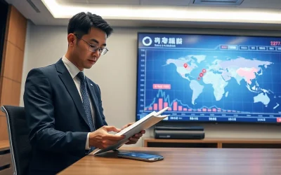 South Korean financial regulator reviewing crypto transfer rules in a Seoul office