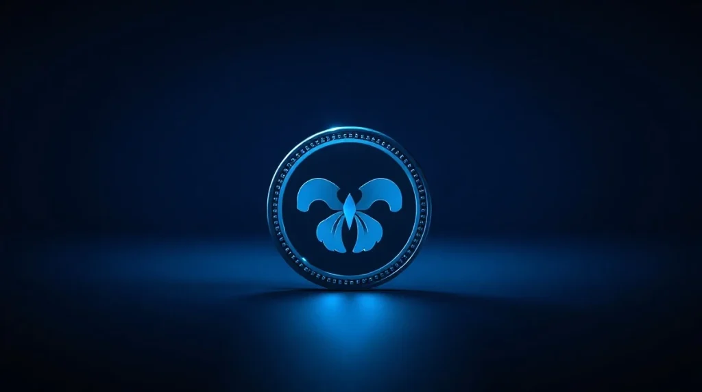 Worldcoin (WLD) token with upward price chart, symbolizing recent rally and potential breakout.