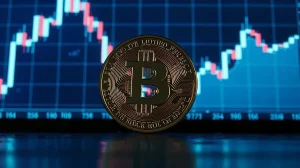 Monero (XMR) coin in foreground with rising price chart in background, symbolizing whale-driven rally