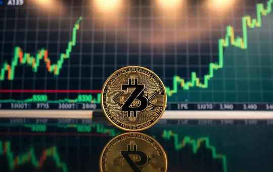 Zcash (ZEC) coin in front of a rising price chart, symbolizing the recent rally above $850.