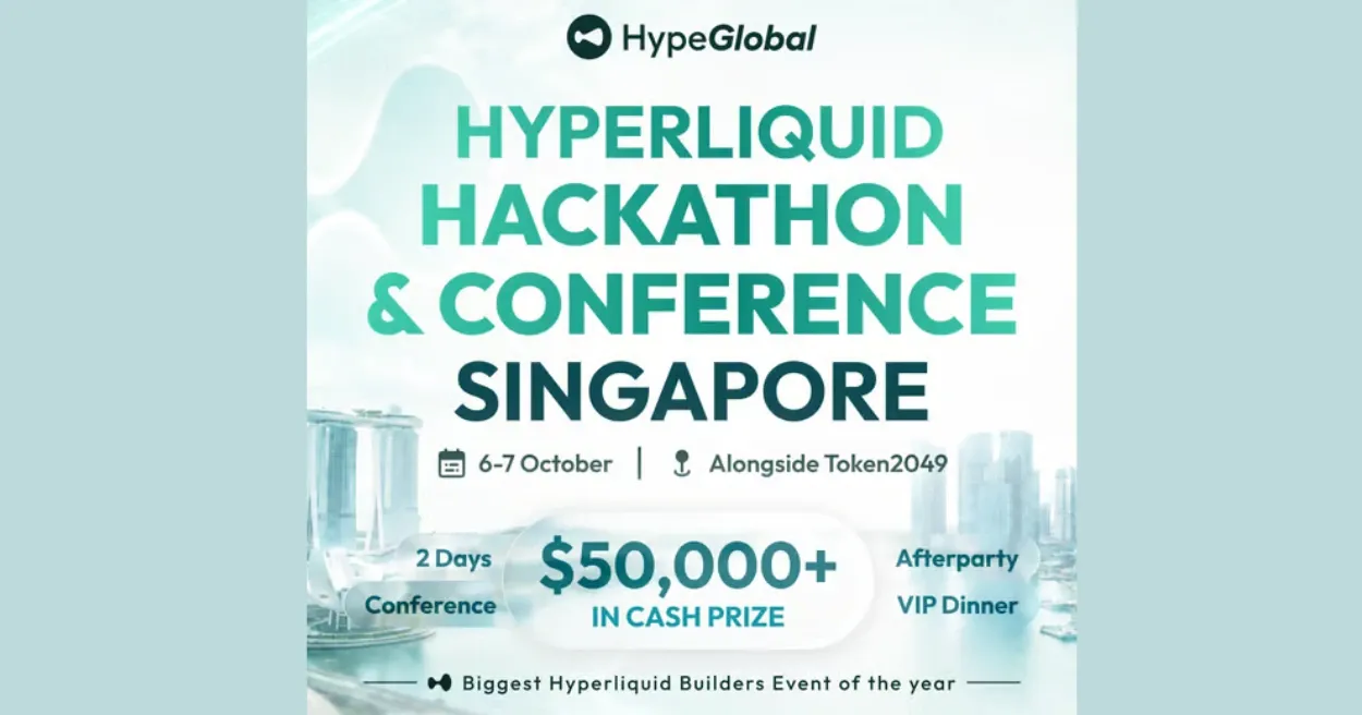 HYPE Singapore Hyperliquid Conference and Hackathon – event banner