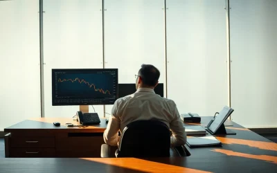 Institutional investor reviewing a bitcoin chart after a market drawdown