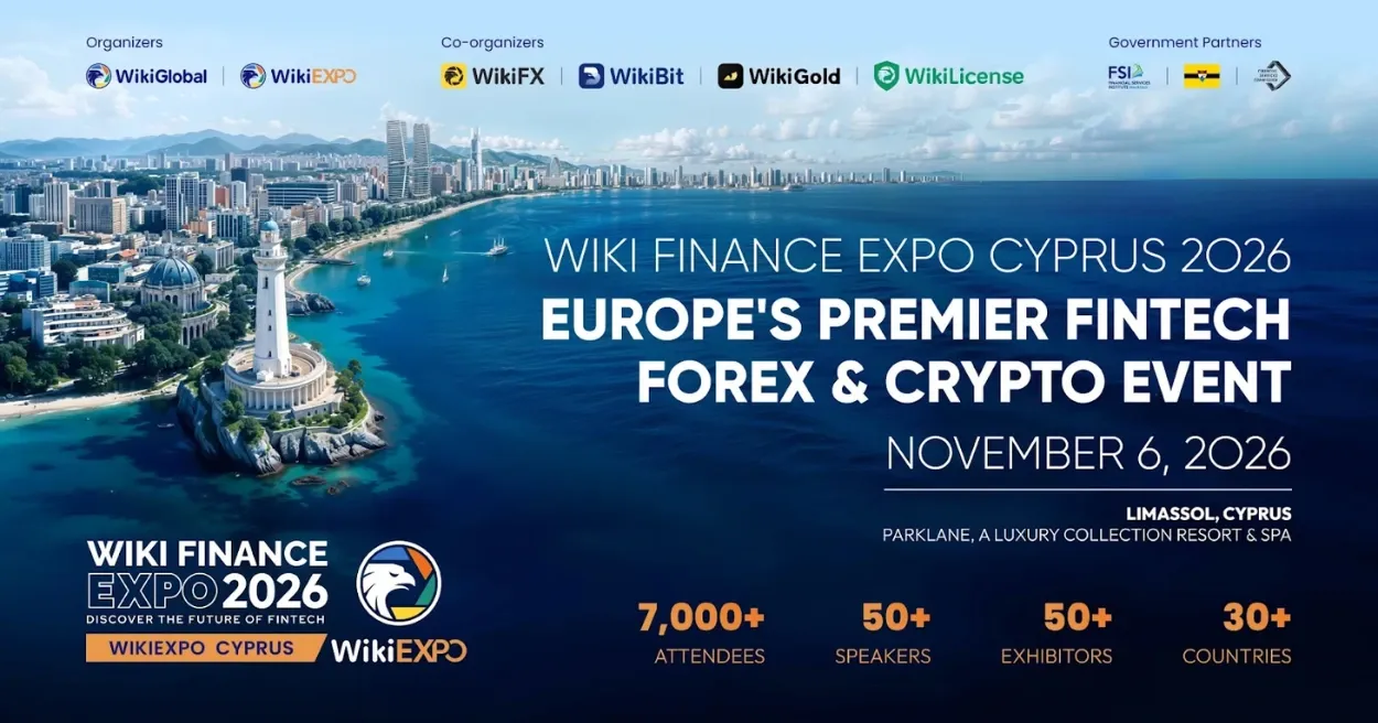WIKI FINANCE EXPO CYPRUS 2026 – event banner