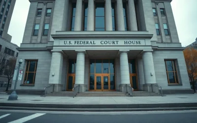 Federal courthouse exterior in Manhattan where a judge ruled on Celsius claims against Chainalysis