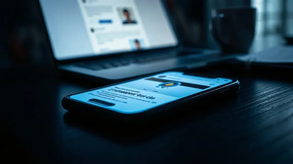 Smartphone screen showing an X profile with a paperclip avatar after a hijack